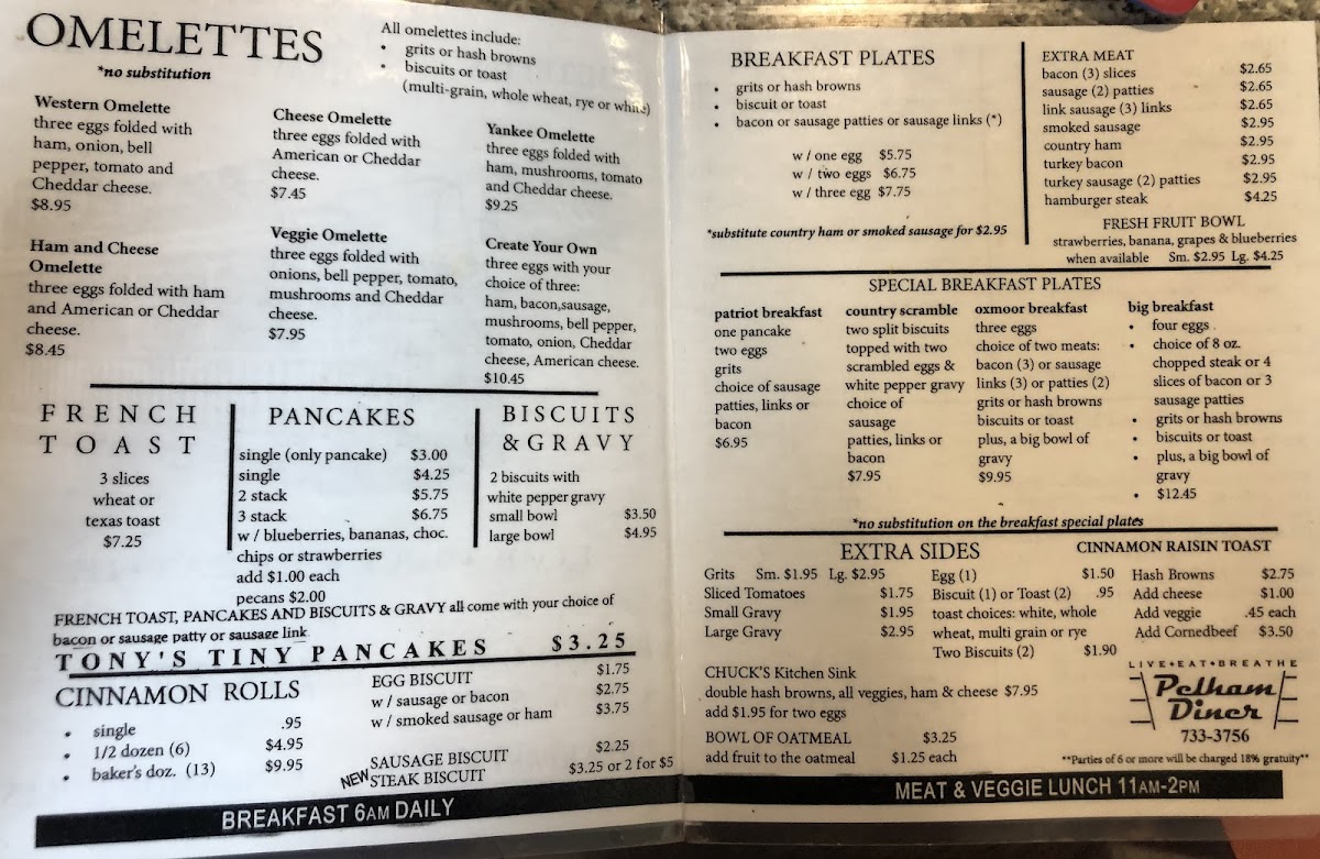 Menu Pelham Diner-4