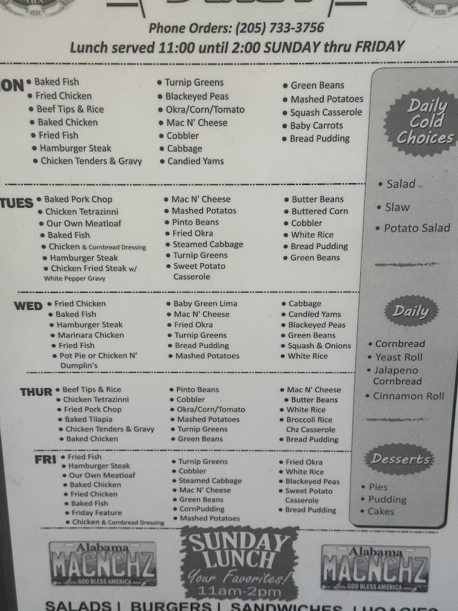 Menu Pelham Diner-6